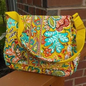 Provençal baby messenger bag